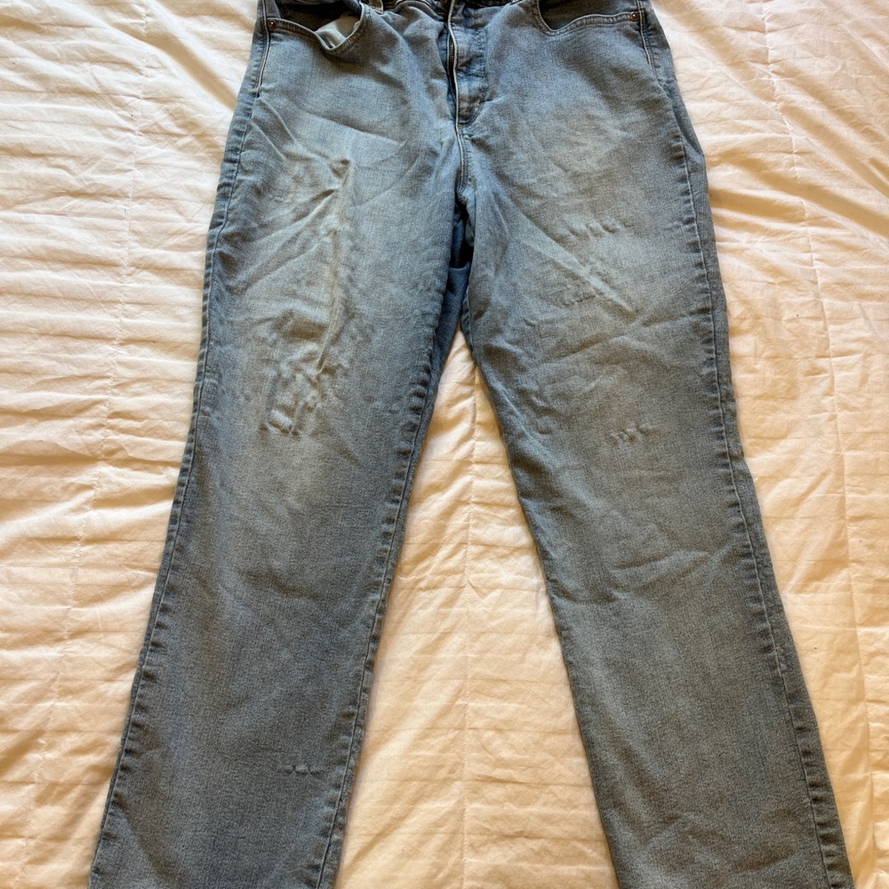 Gloria Vanderbilt Men's Light Blue Straight Jeans